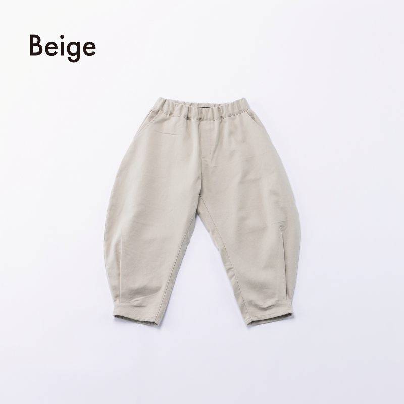 日本伊努伊努 下抓褶圓弧寬褲 大人款 3色