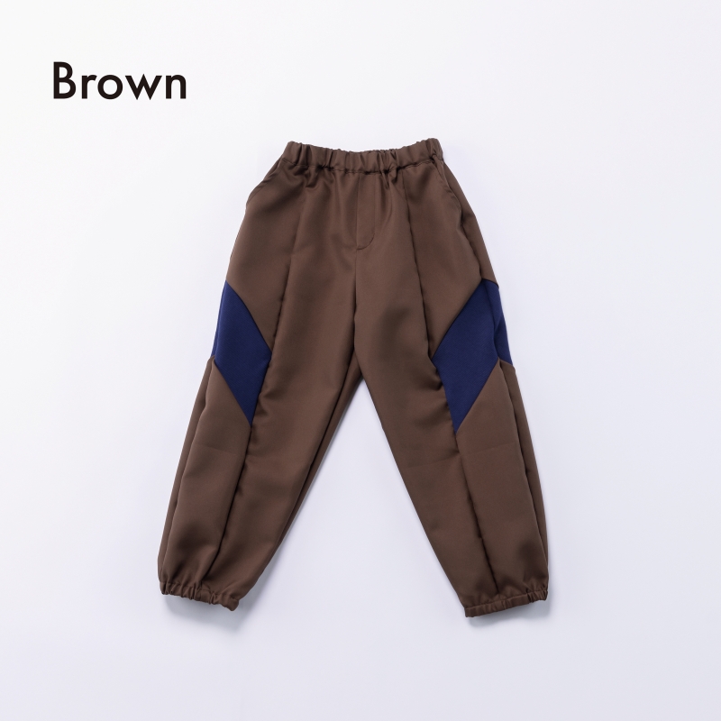 日本伊努伊努 V字拼接束口褲 大人款 3色