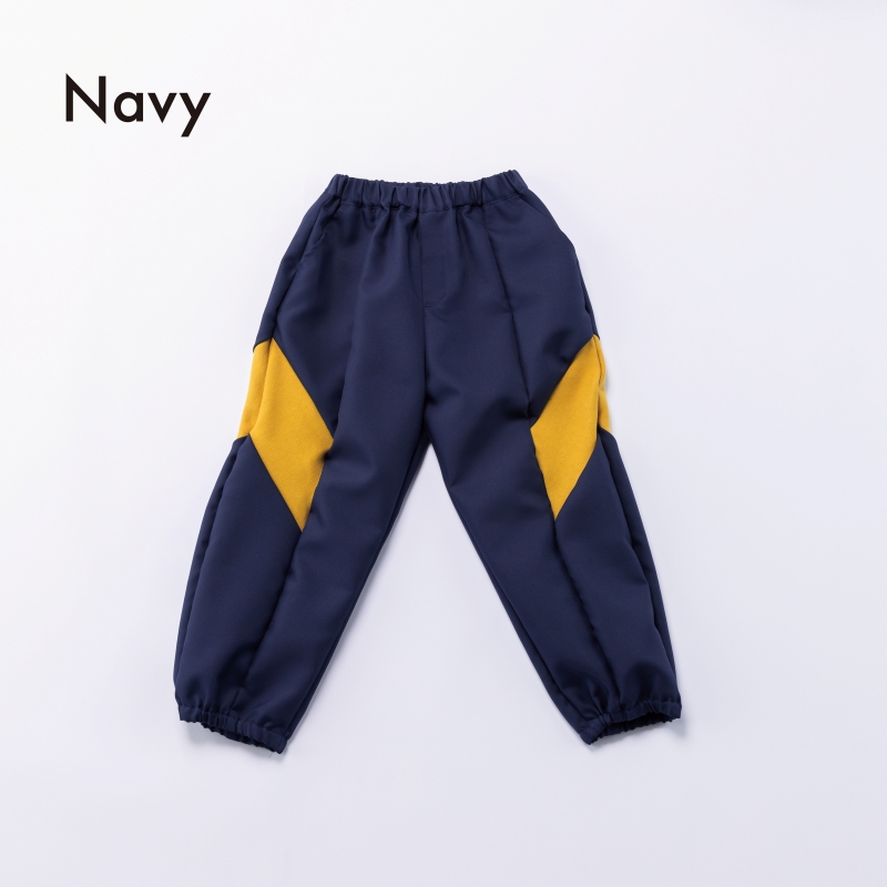 日本伊努伊努 V字拼接束口褲 大人款 3色