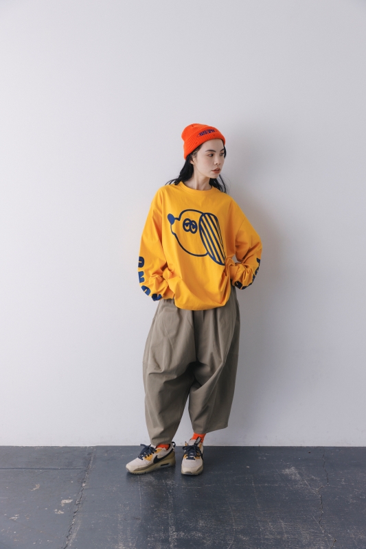 日本伊努伊努 八分綿質氣球褲 大人款 7色