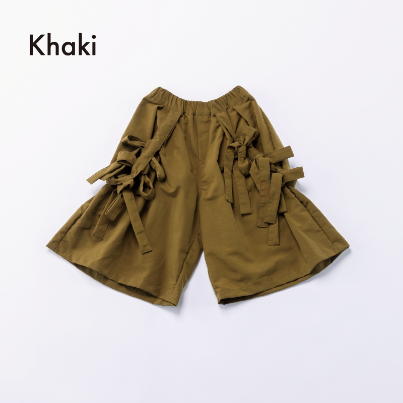 日本伊努伊努 塗鴉感尖角氣球寬褲 大人款 2色