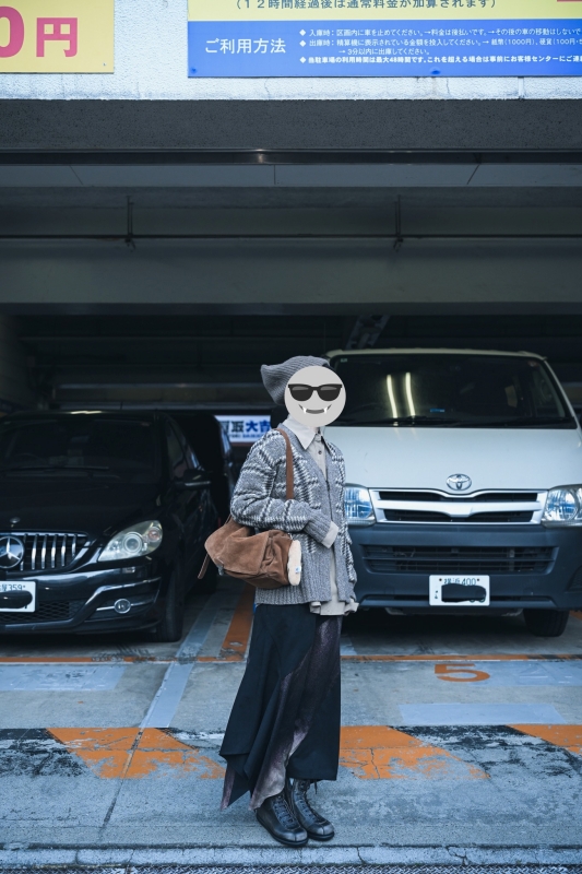 日本ENSW FUMON PRINT PANEL SKIRT