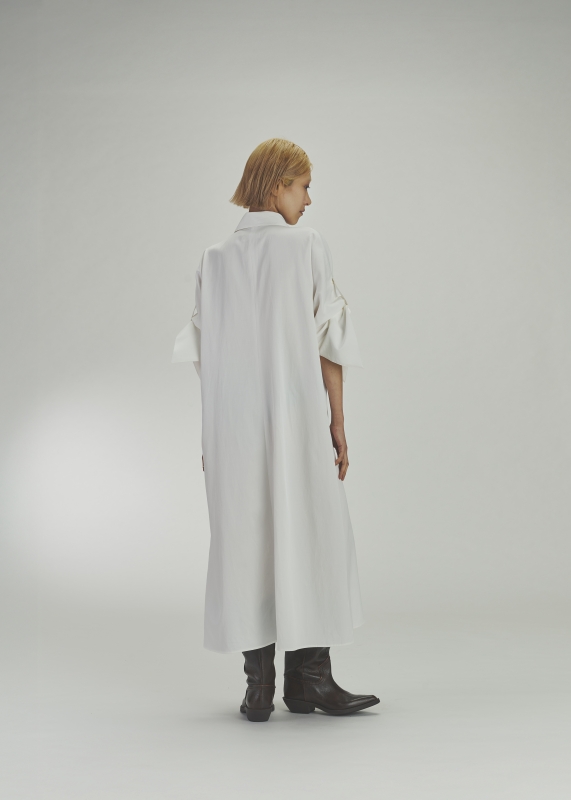 日本ENSW ROLL UP TRIP SHIRT DRESS 2色