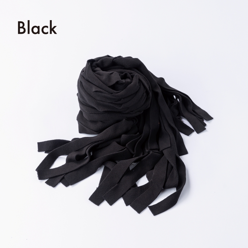 日本伊努伊努 剪紙抓皺立體圍巾 4色