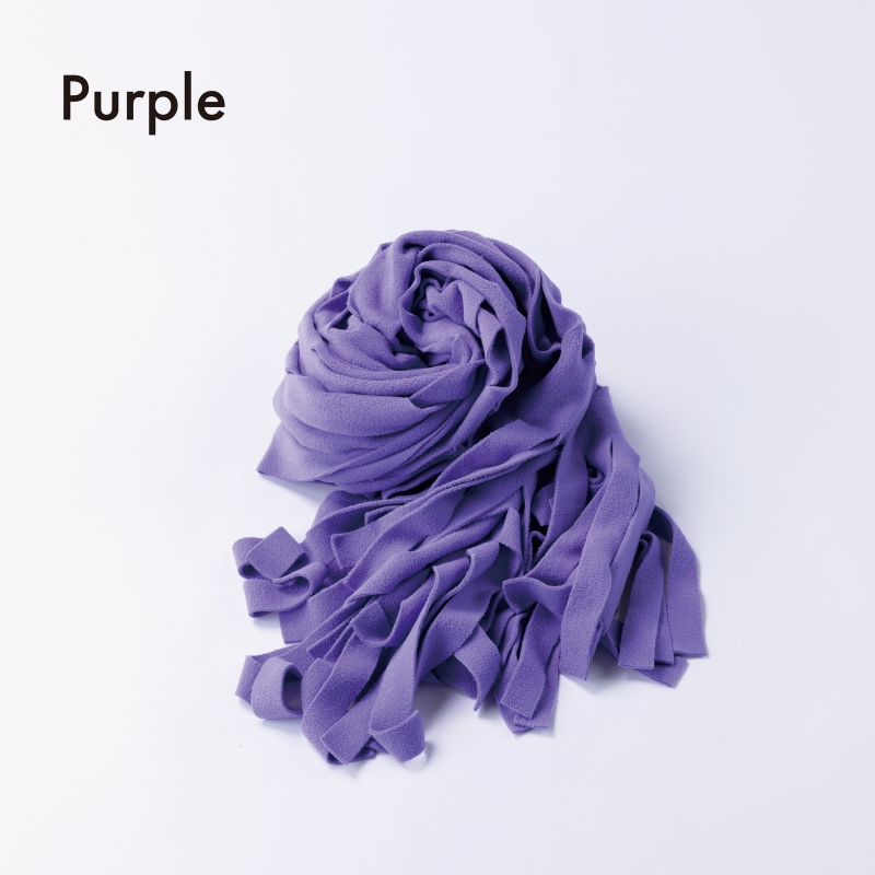 日本伊努伊努 剪紙抓皺立體圍巾 4色