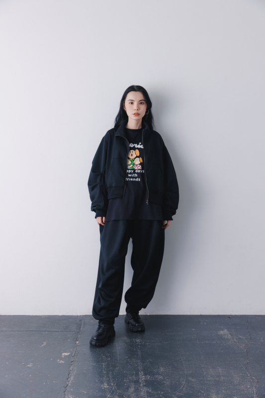 日本伊努伊努 澎袖短版外套 大人款 2色