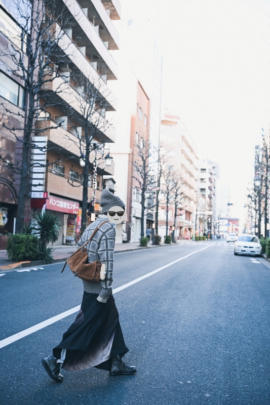 日本ENSW NEPP CHECK DOUBLE FACED ZIP CADIGAN