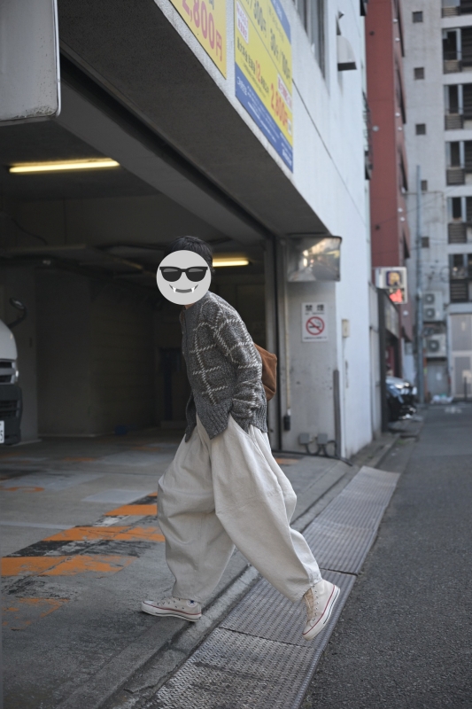 日本ENSW NEPP CHECK DOUBLE FACED ZIP CADIGAN