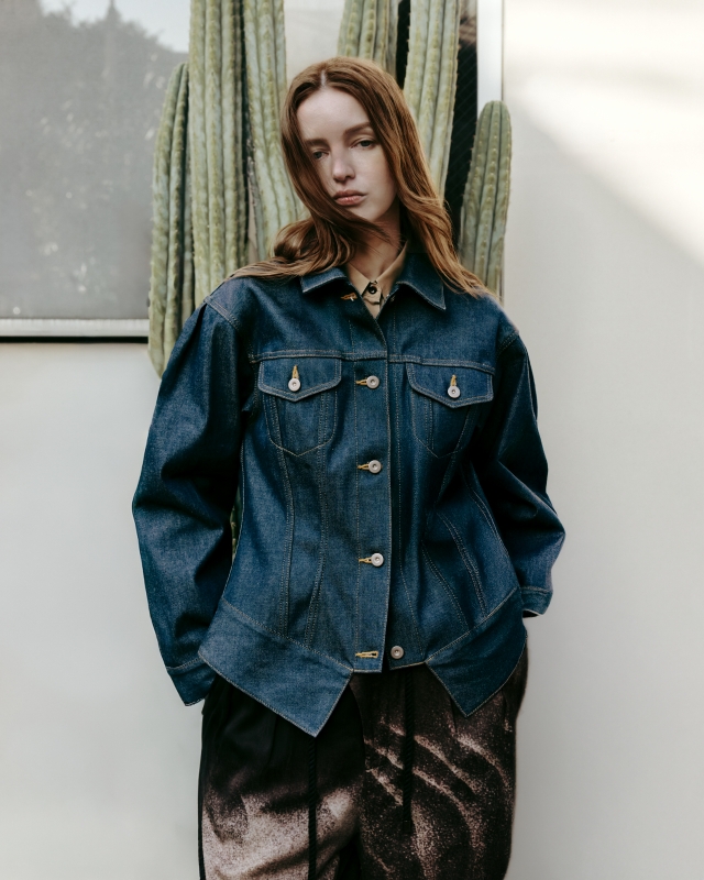 日本ENSW SCULPTURE DENIM JACKET 2色