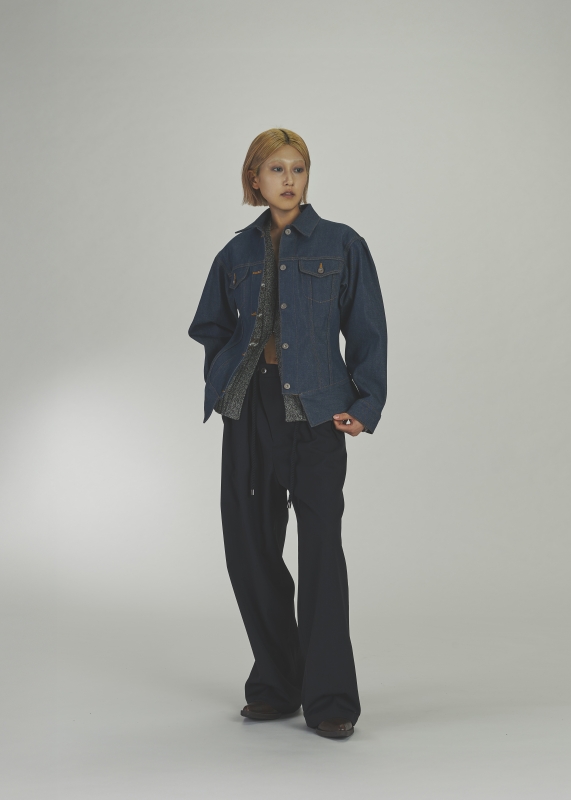 日本ENSW SCULPTURE DENIM JACKET 2色