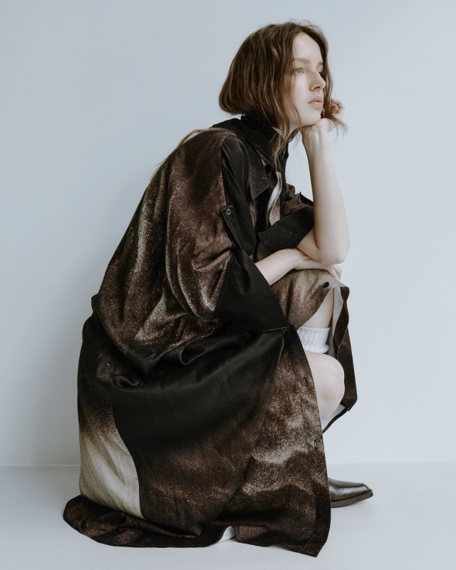 日本ENSW FUMON PRINT ROLL UP TRIP SHIRT