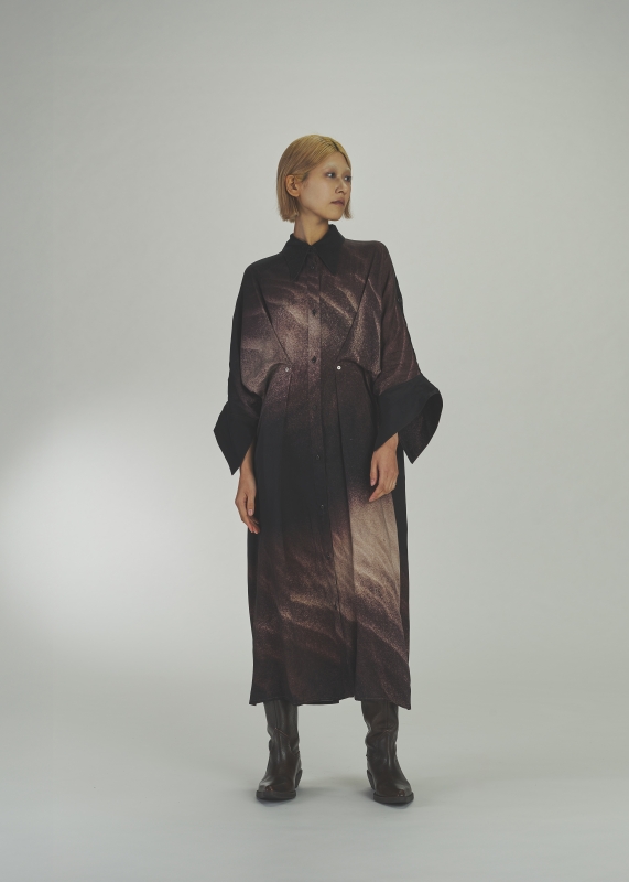 日本ENSW FUMON PRINT ROLL UP TRIP SHIRT