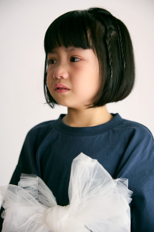 日本伊努伊努 薄紗蝴蝶結上衣 3色 大人款