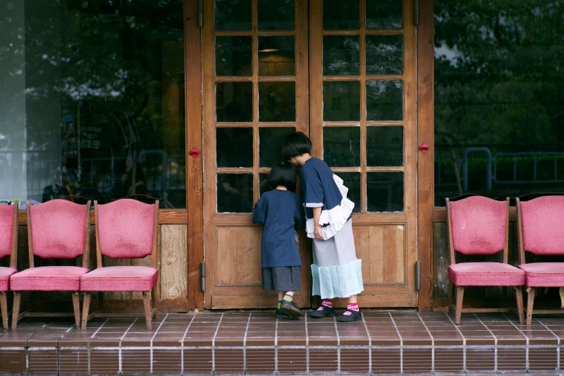 日本伊努伊努 薄紗蝴蝶結上衣 3色 大人款