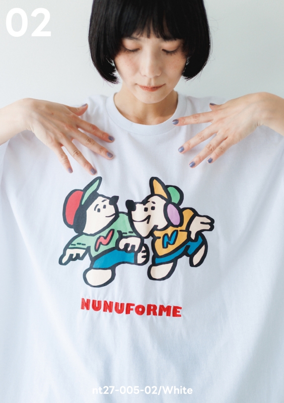 日本伊努伊努 狗狗刺繡印花上衣 3色 大人款