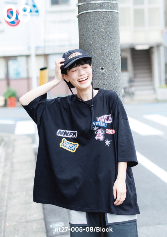日本伊努伊努 貼紙圖案上衣 3色 大人款