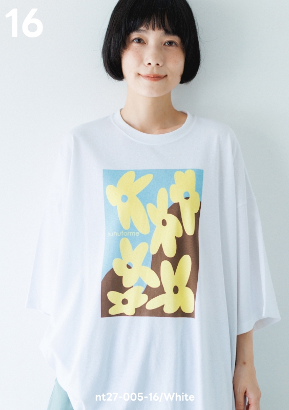 日本伊努伊努 彩繪花朵上衣 3色 大人款