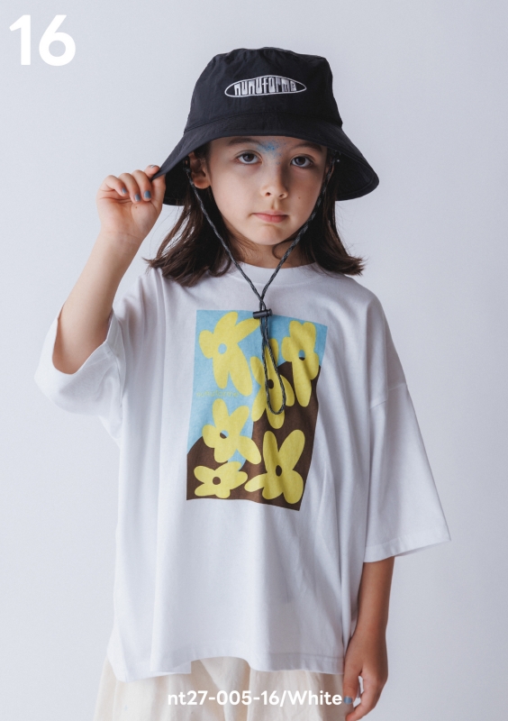 日本伊努伊努 彩繪花朵上衣 3色 大人款