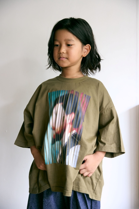 日本伊努伊努 藝術拼貼條紋上衣 3色 大人款