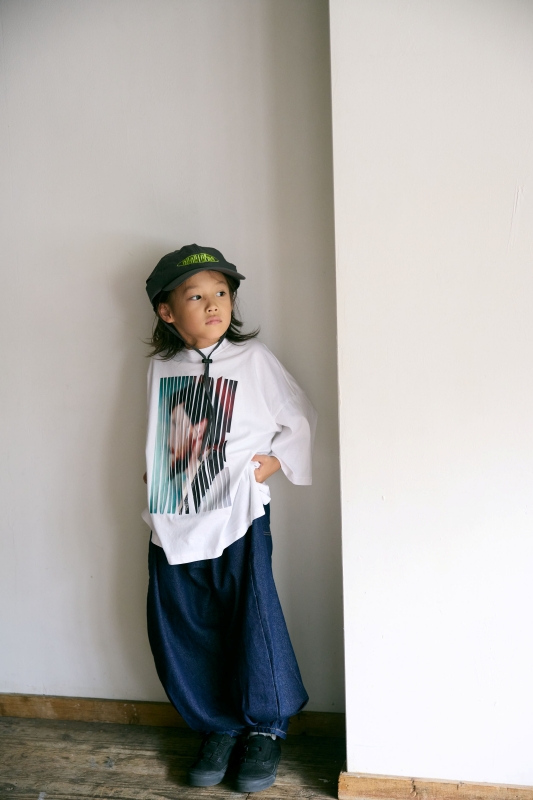 日本伊努伊努 藝術拼貼條紋上衣 3色 大人款