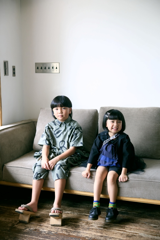 日本伊努伊努 手繪Logo尖角褲 2色 大人款