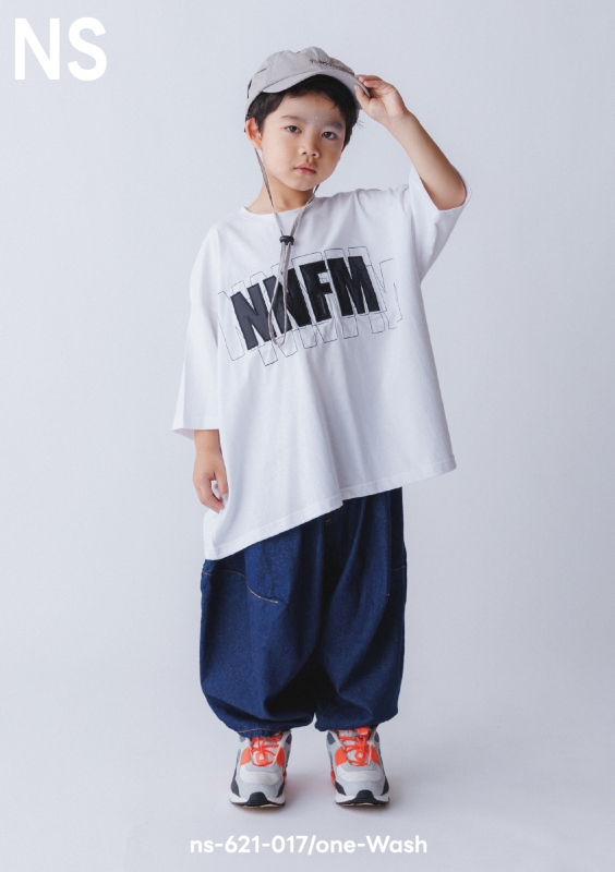 日本伊努伊努 牛仔尖角褲 2色 大人款