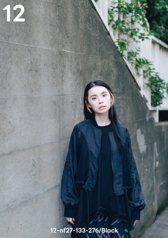 日本伊努伊努 織帶x網眼拼接外套 2色 大人款