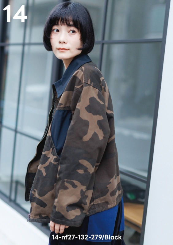 日本伊努伊努 有領迷彩夾克 2色 大人款