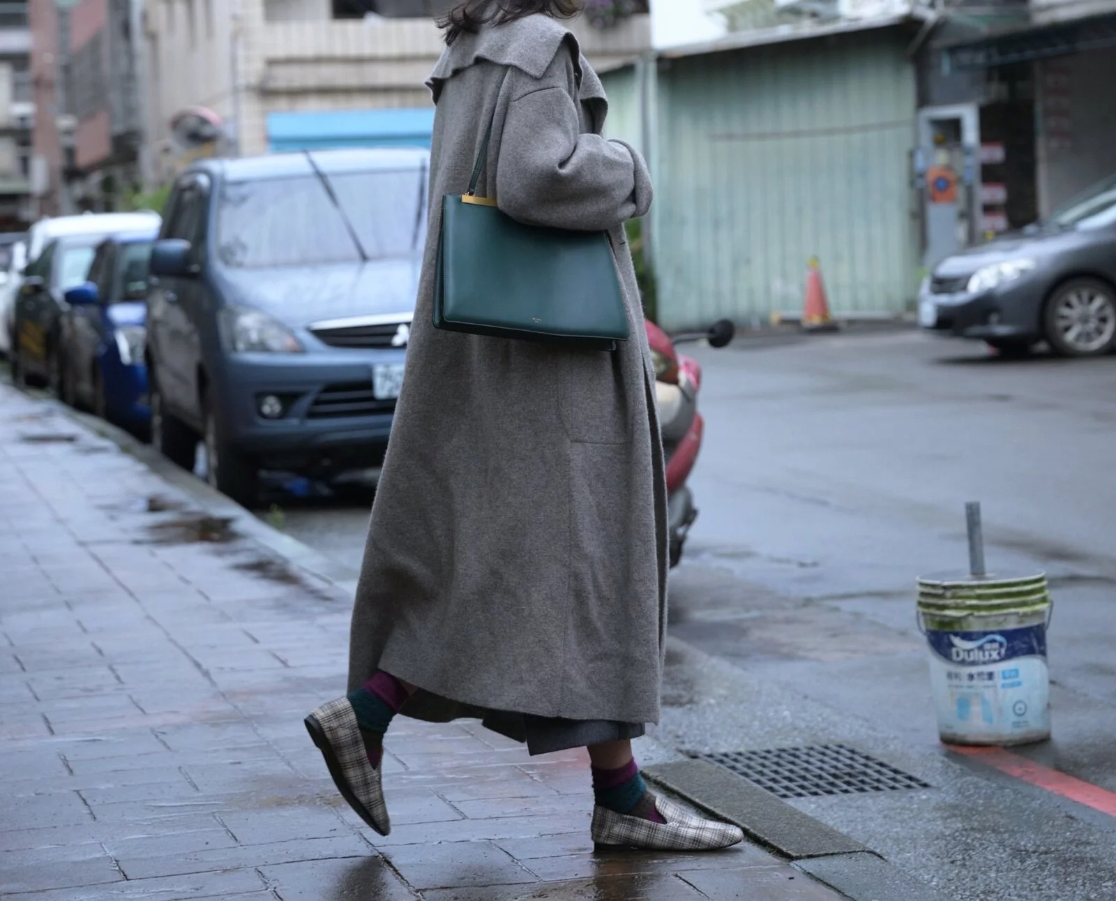 日本奶奶家 氣質翻領蒙古高原氂牛外套 三色 (size)