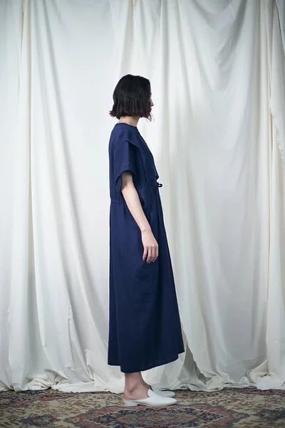 日本奶奶家2號 法國麻MONK DRESS 三色 size