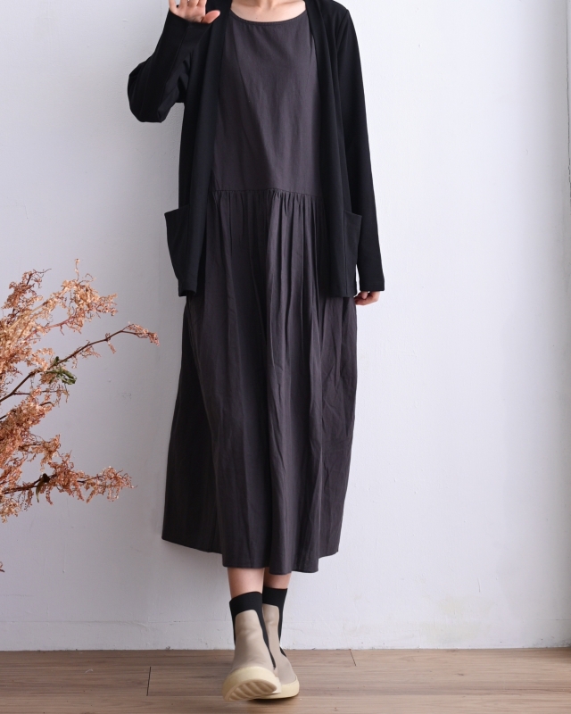 韓 假兩件式長洋 2色 size