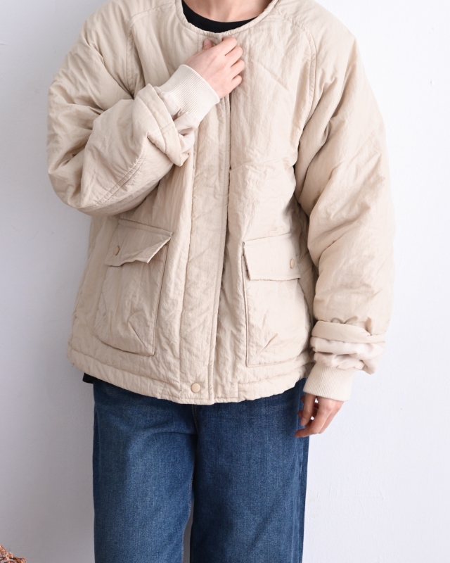 韓 圓領短版外套 2色 size