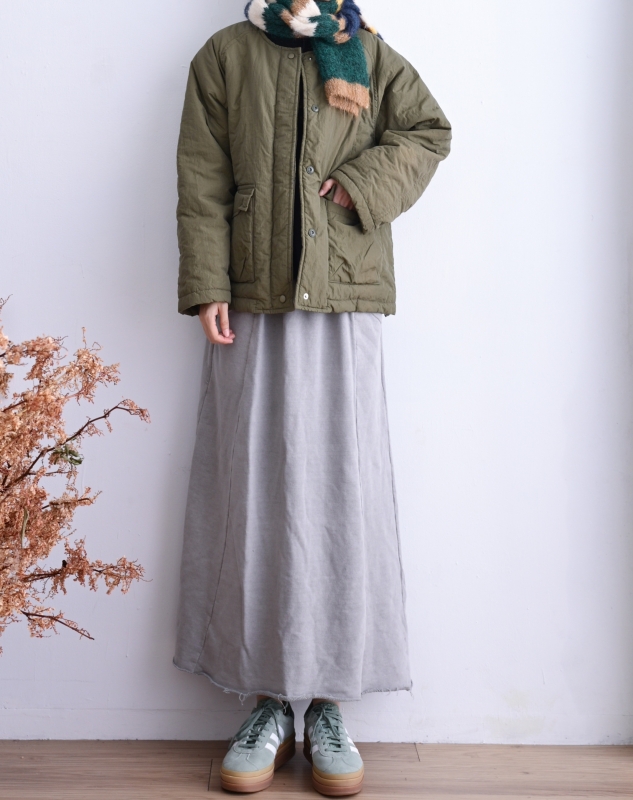 韓 圓領短版外套 2色 size