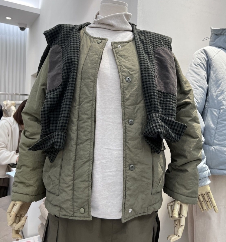 韓 圓領短版外套 2色 size