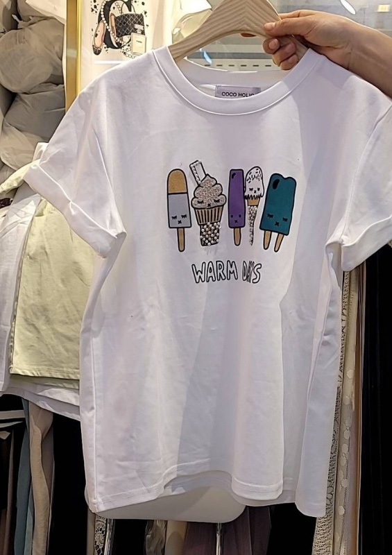 韓 冰淇淋冰棒上衣 2色 size