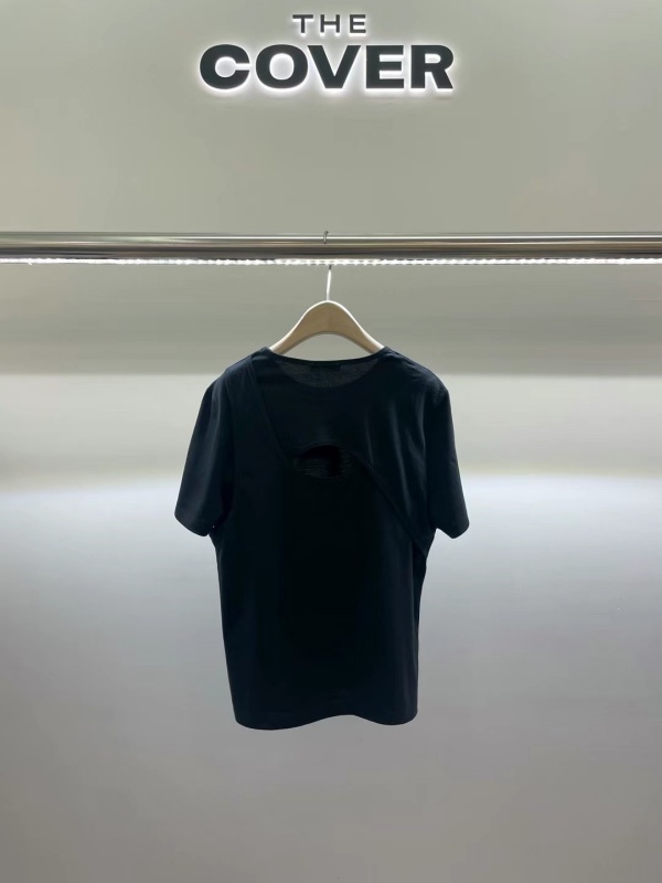 韓 背彎洞素上衣 2色 size
