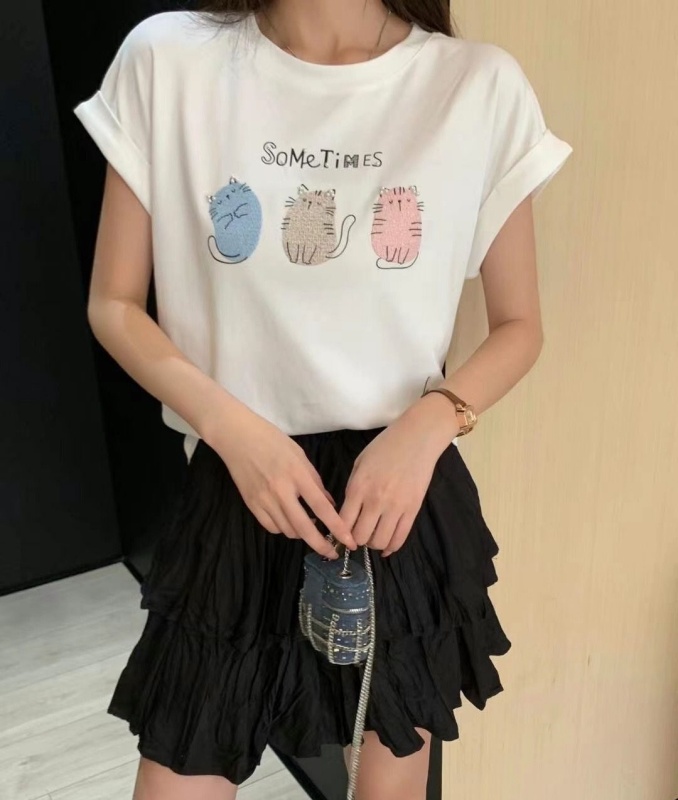 韓 三隻喵上衣 2色 size