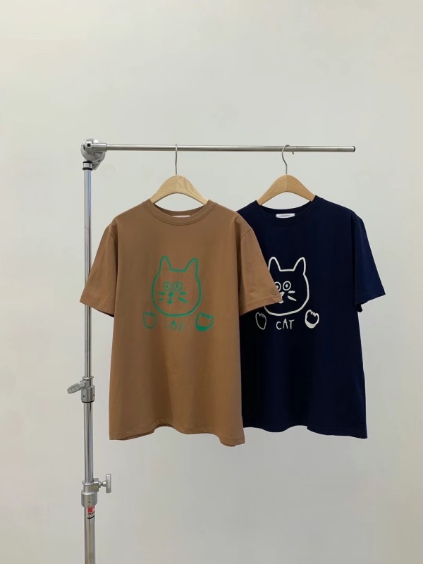 韓 塗鴉貓貓上衣 4色 size