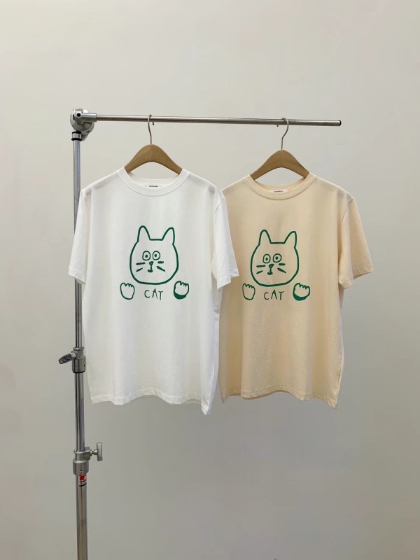 韓 塗鴉貓貓上衣 4色 size