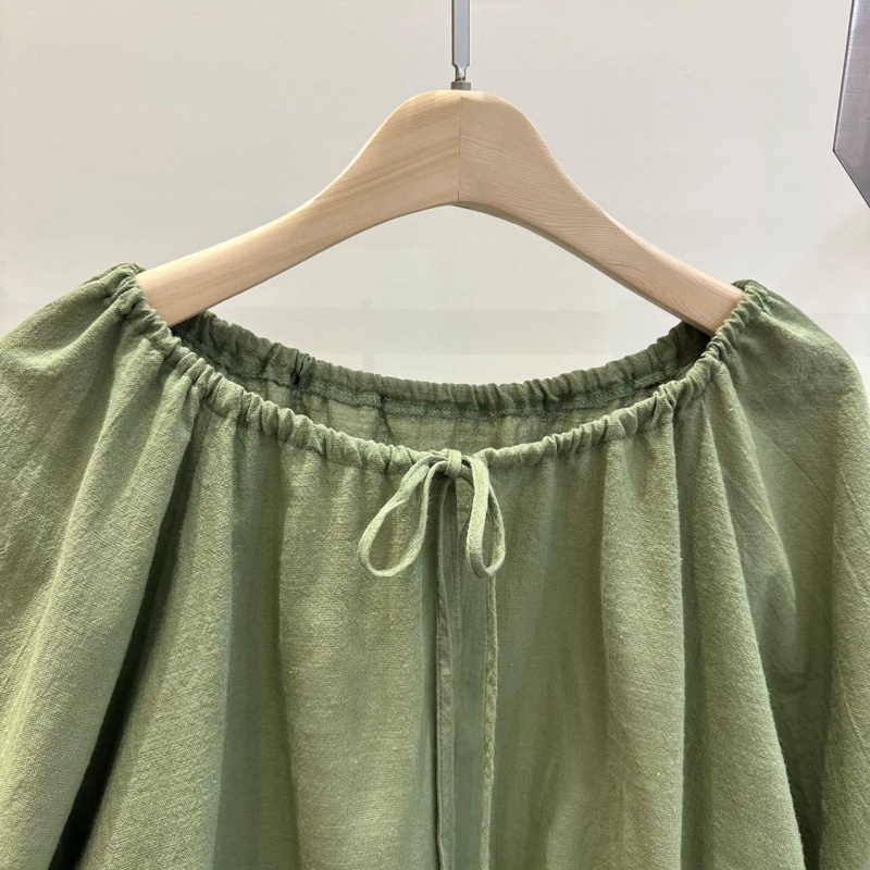 韓 綁帶圓領上衣 3色 size
