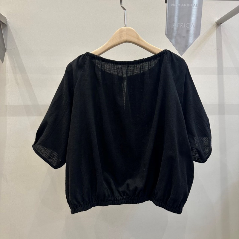 韓 綁帶圓領上衣 3色 size