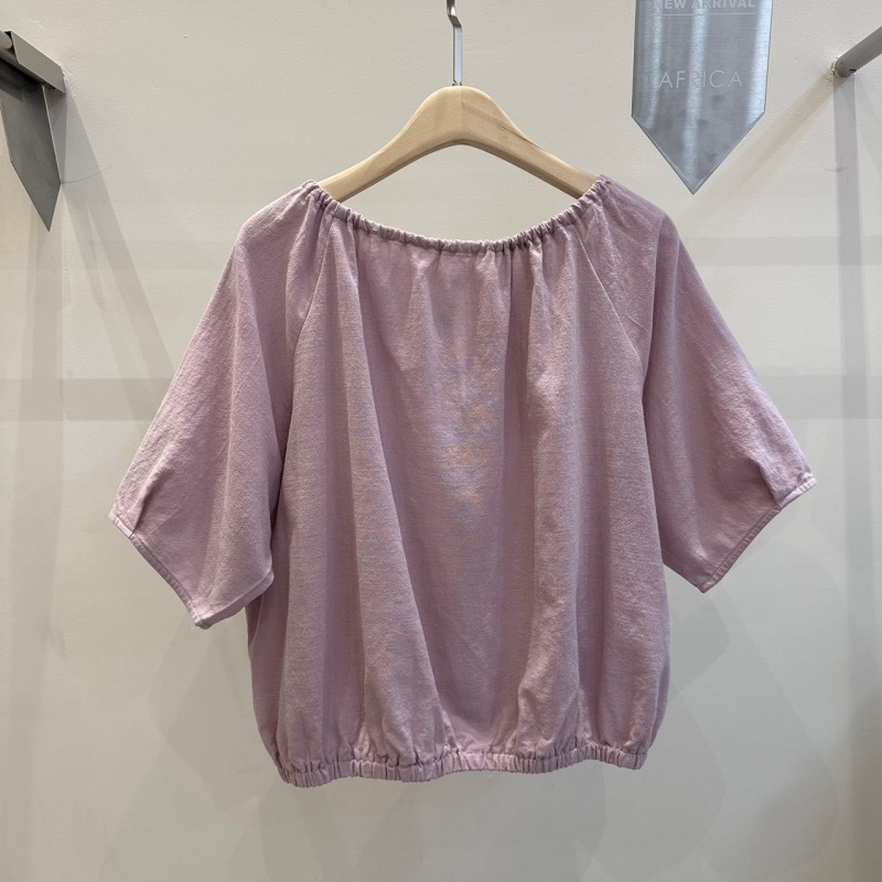 韓 綁帶圓領上衣 3色 size