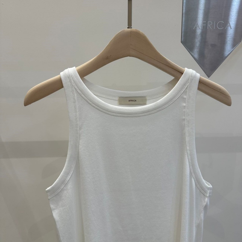 韓 素色圓領背心 4色 size