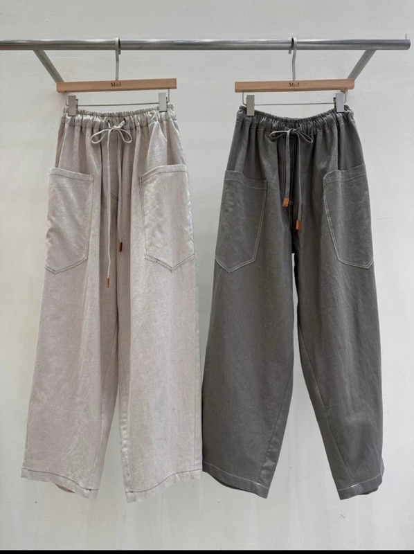 韓 大口袋綁帶休閒褲 2色 size
