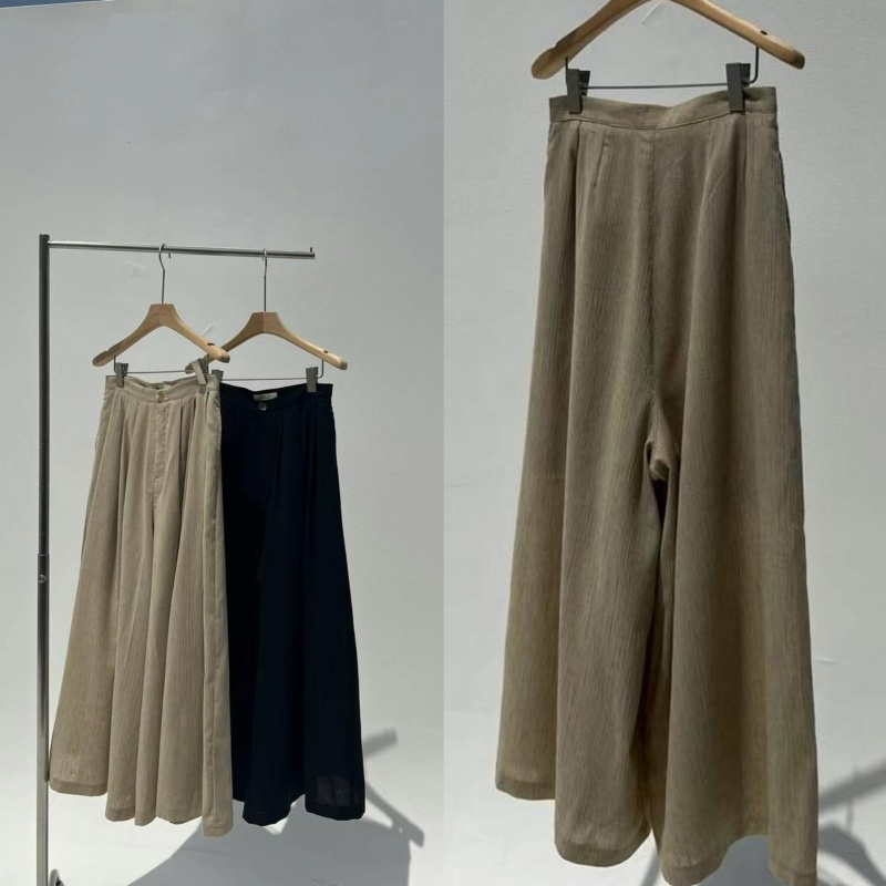 韓 前打折大寬褲 2色 size