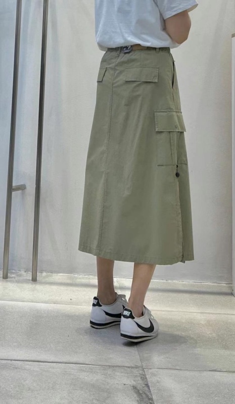 韓 綁帶工裝口袋裙 2色 size