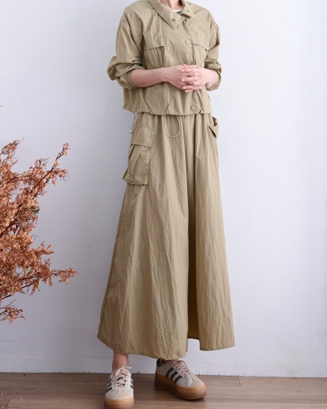 韓 背心洋+短版外套套裝 2色 size