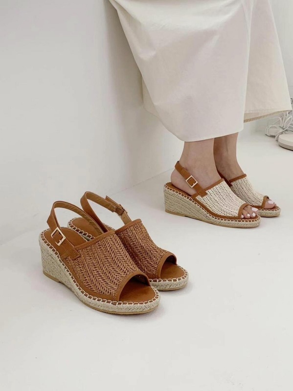 韓 編織船型涼鞋 2色 size