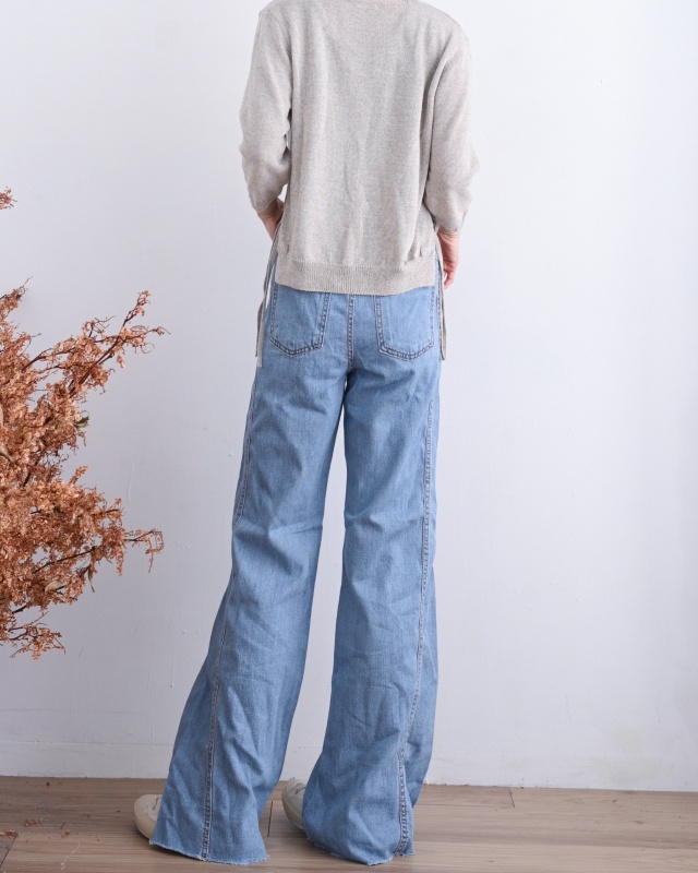 韓 側綁帶短版小外套 2色 size
