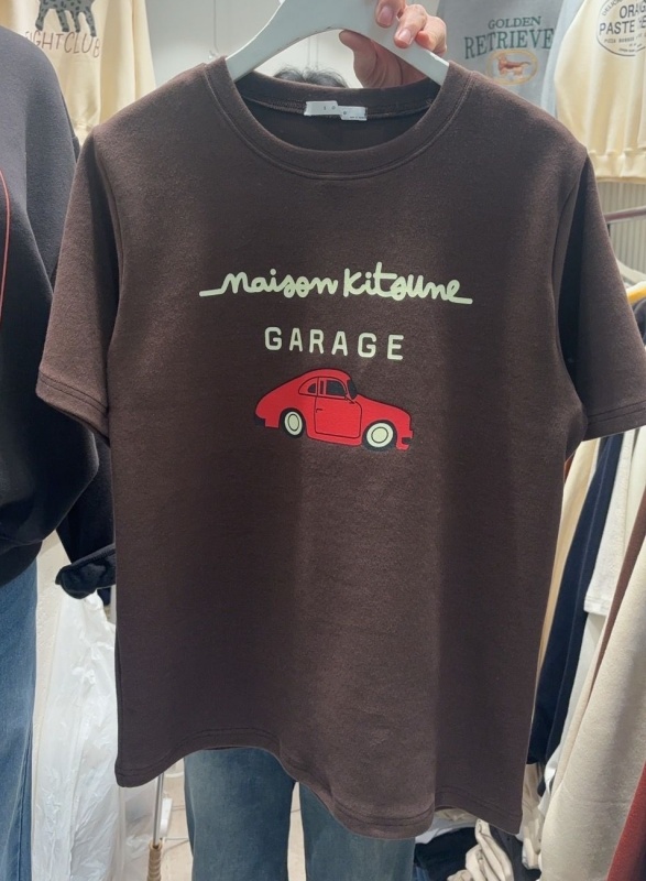 韓 厚棉紅車車上衣 2色 size